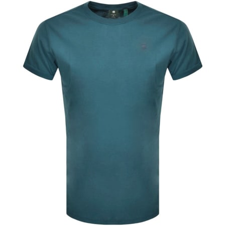 Product Image for G Star Raw Lash Logo T Shirt Blue