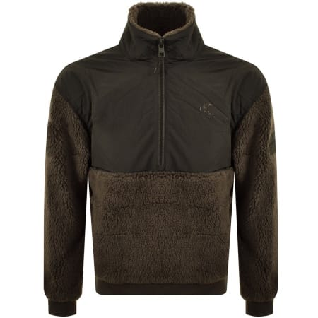 Product Image for Calvin Klein Mixed Media Sherpa Jacket Black