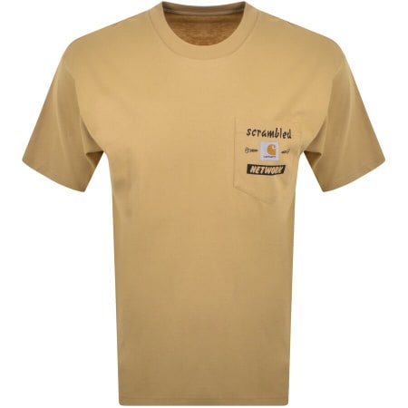 Product Image for Carhartt WIP Scramble Pocket T Shirt Brown