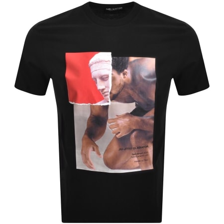 Product Image for Neil Barrett Marble On Skin T Shirt Black