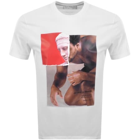 Product Image for Neil Barrett Marble On Skin T Shirt White