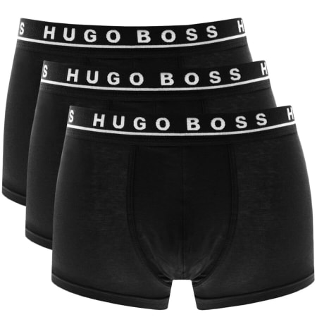 Product Image for BOSS Underwear Triple Pack Boxer Trunks Black