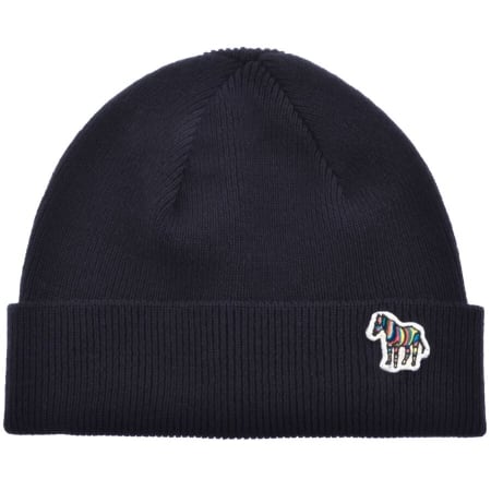 Product Image for PS By Paul Smith Zebra Beanie Hat Navy