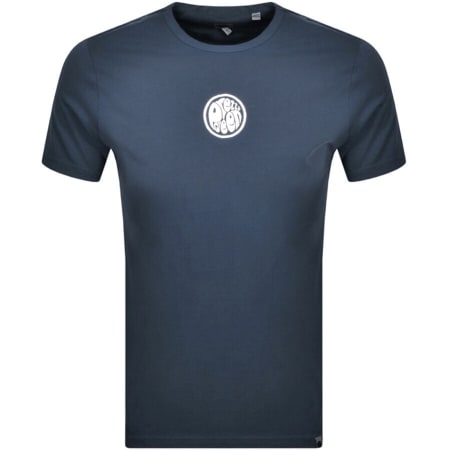 Product Image for Pretty Green Layland Logo T Shirt Navy
