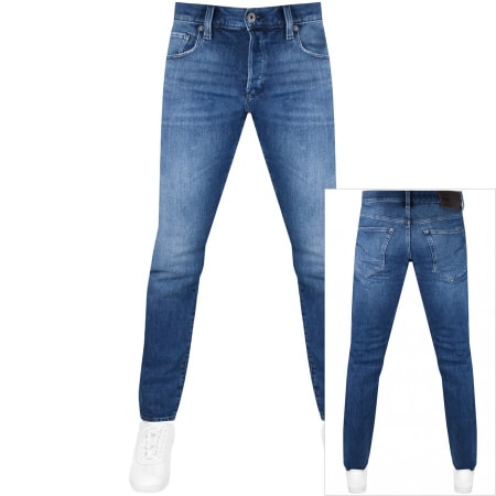 Product Image for G Star Raw 3301 Straight Tapered Jeans Blue