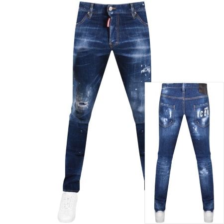 Product Image for DSQUARED2 Icon Spray Cool Guy Jeans Blue