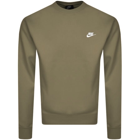 Product Image for Nike Crew Neck Club Sweatshirt Brown