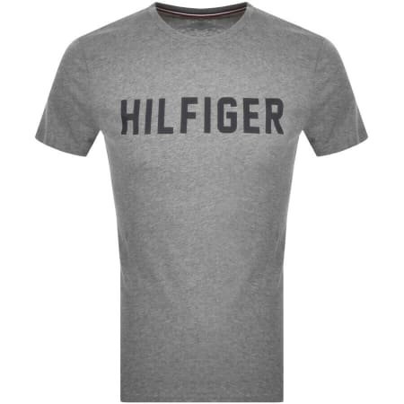 Product Image for Tommy Hilfiger Logo T Shirt Grey