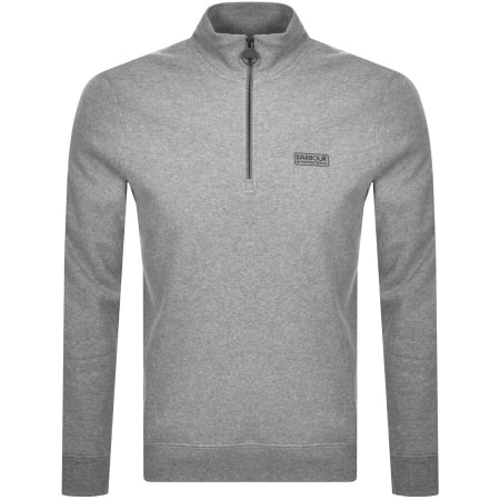 Product Image for Barbour International Half Zip Sweatshirt Grey