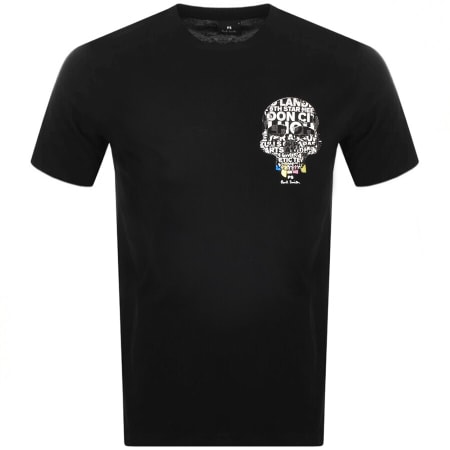 Product Image for PS By Paul Smith Black Skull T Shirt Black