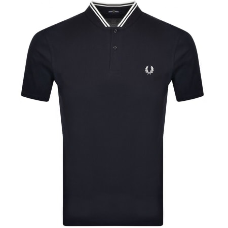 Product Image for Fred Perry Bomber Collar Polo T Shirt Navy