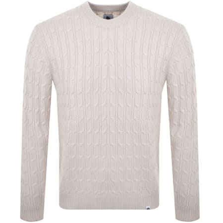Product Image for Pretty Green Cable Knit Jumper Cream