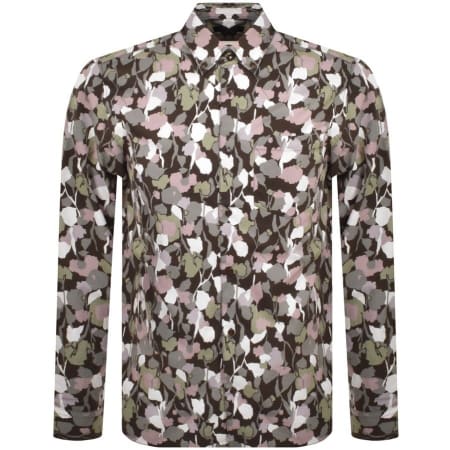 Product Image for Ted Baker Poplar Long Sleeved Shirt Brown