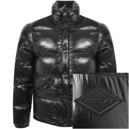 Product Image for Replay Padded Jacket Black