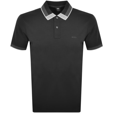 Product Image for BOSS Parlay 139 Short Sleeved Polo T Shirt Black