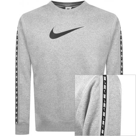 Product Image for Nike Crew Neck Repeat Sweatshirt Grey