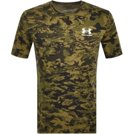Product Image for Under Armour Loose Camo Short Sleeve T Shirt Green