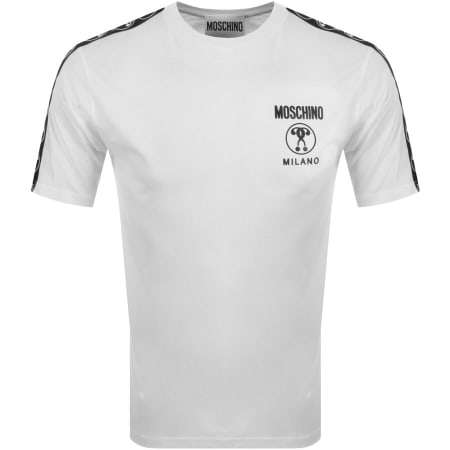 Product Image for Moschino Taped Logo T Shirt White