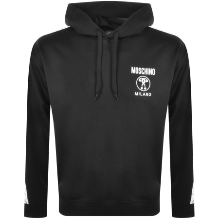 Product Image for Moschino Logo Tape Hoodie Black