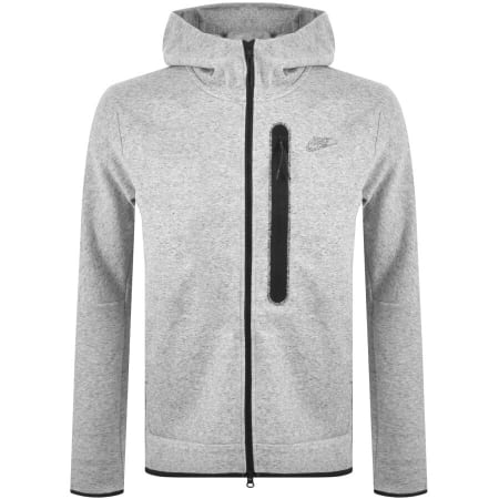 Product Image for Nike Tech Full Zip Logo Hoodie Grey
