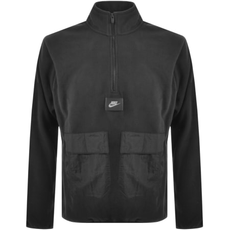 Product Image for Nike Polar Half Zip Fleece Jumper Black
