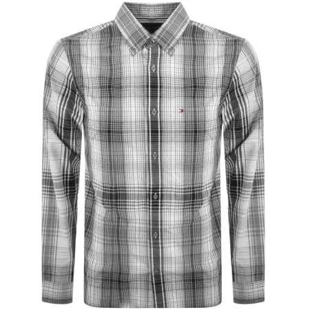 Product Image for Tommy Hilfiger Long Sleeve Check Shirt Grey