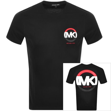 Product Image for Michael Kors Short Sleeve Victory Logo T Shirt Bla