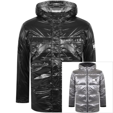 Product Image for Tommy Jeans Reversible Puffa Jacket Black