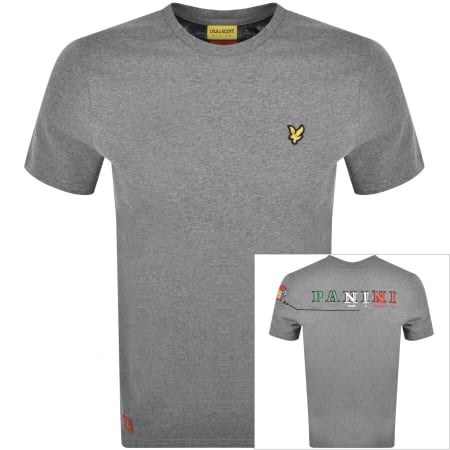 Product Image for Lyle And Scott X Panini T Shirt Grey