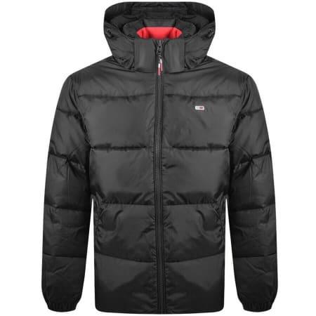 Product Image for Tommy Jeans Back Flag Puffer Jacket Black