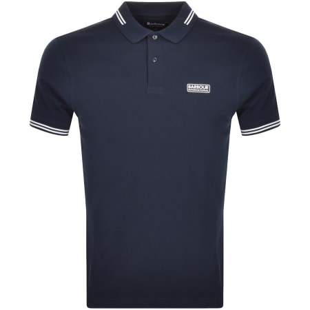 Product Image for Barbour International Tipped Polo T Shirt Navy