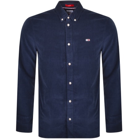 Product Image for Tommy Jeans Regular Cord Shirt Navy