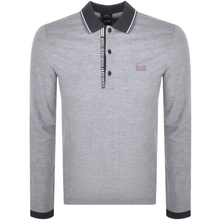 Product Image for BOSS Pleesy 4 Long Sleeve Polo T Shirt Navy