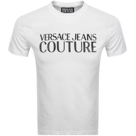 Product Image for Versace Jeans Couture Logo T Shirt White