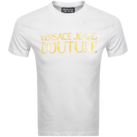 Product Image for Versace Jeans Couture Logo T Shirt White