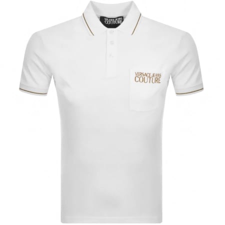 Product Image for Versace Jeans Couture Polo T Shirt White