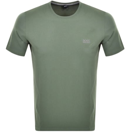 Product Image for BOSS Bodywear Crew Neck T Shirt Khaki