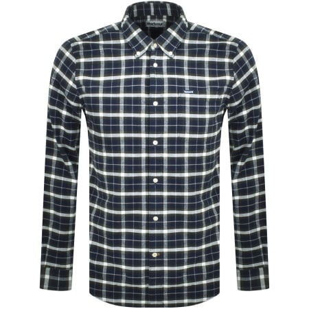 Product Image for Barbour Fellfoot Check Long Sleeved Shirt Navy