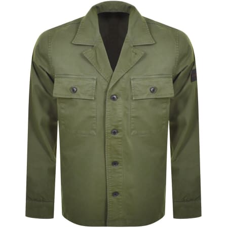 Product Image for BOSS Leasy Long Sleeved Overshirt Green