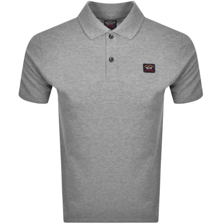 Product Image for Paul And Shark Short Sleeved Polo T Shirt Grey