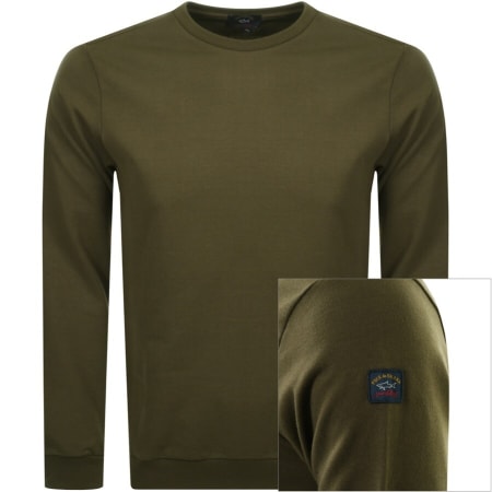 Product Image for Paul And Shark Crew Neck Sweatshirt Green