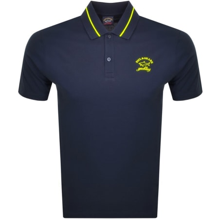 Product Image for Paul And Shark Short Sleeved Polo T Shirt Navy