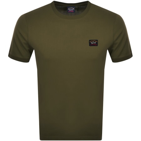 Product Image for Paul And Shark Short Sleeved Logo T Shirt Khaki
