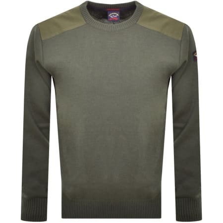 Product Image for Paul And Shark Crew Neck Knit Jumper Green