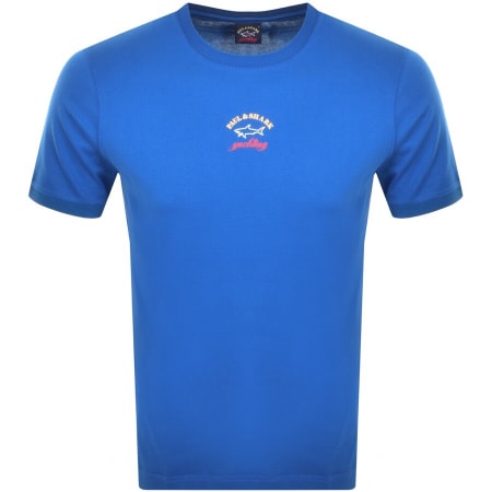 Product Image for Paul And Shark Logo T Shirt Blue