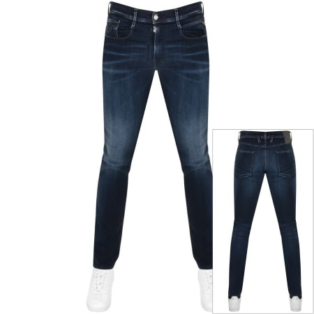 Product Image for Replay Anbass Hyperflex Jeans Blue