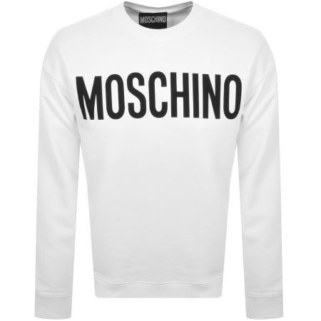 Product Image for Moschino Logo Sweatshirt White