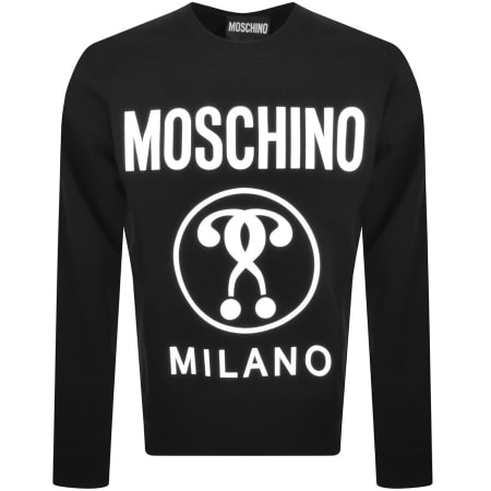 mens white moschino jumper