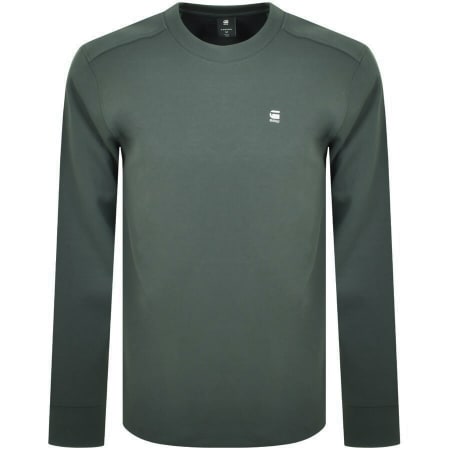 Product Image for G Star Raw Crew Sweatshirt Green
