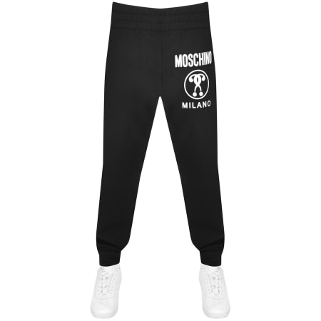 Product Image for Moschino Milano Logo Jogging Bottoms Black
